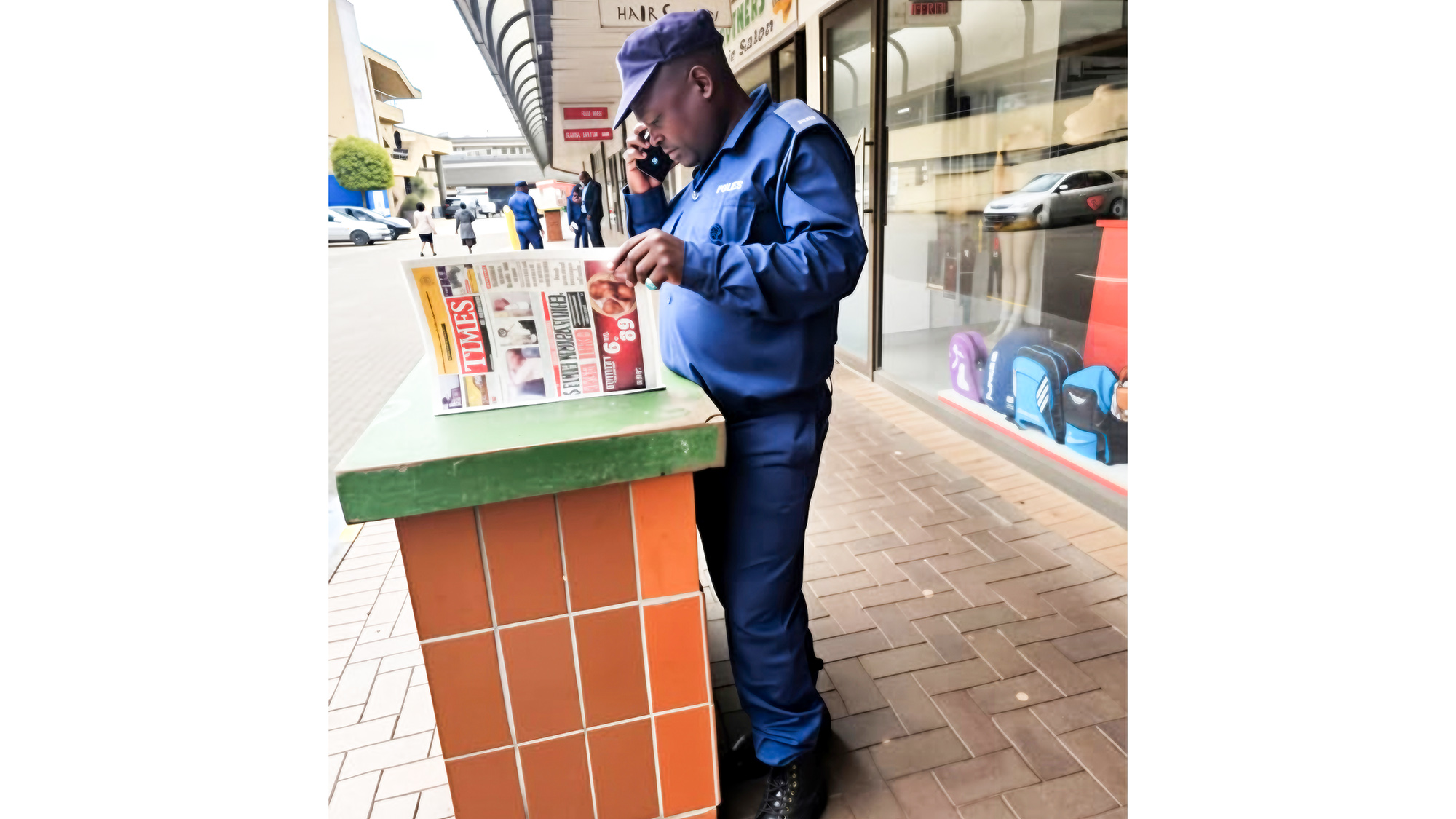 Busta Vilakati, wearing a uniform in this photo. He has been on suspension for over 16 years and has earned nearly E3.4 million in taxpayers’ money during the period in which he has not been performing any duties. (Courtesy pic)